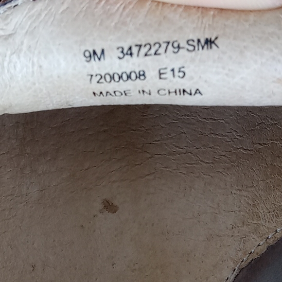 Frye Women's Brown Leather & Suede Slip On Driving Moccasins 9 - Picture 13 of 13